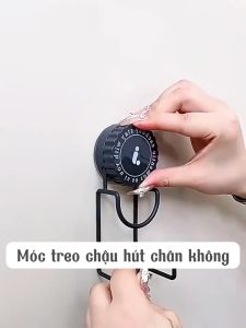 Móc Treo Chậu Nhà Tắm Hút Chân Không Chắc Chắn Móc Treo Đồ Thau Chậu Tái Sử Dụng