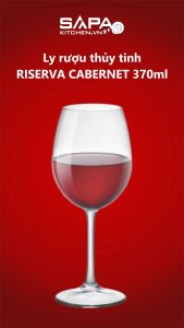 Bộ 6 Ly Rượu Thủy Tinh Cabernet Riserva Bormioli Rocco 126261BN9021990 (370ml / Ly / Ly)