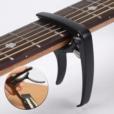 Excellent Guitar Capo Adjustment Clip Metal Precise Tuning Easy Clamp for Acoustic Electric Guitar Durable Guitar Tuner Clip