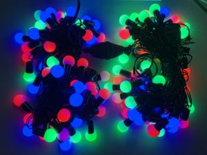 Dây Dài 10 Mét 50 Bóng Đèn Tròn Cherry Ball Đủ Màu Chớp Nháy Multi Color Led String Lights