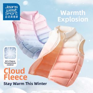Lightweight Quilted Vest for Girls Thin Winter Wear