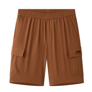 จี๊ป | กางเกงขาสั้นผู้ชาย Jeep Quick Dry ทรงหลวม 5 ชิ้น สำหรับเล่นกีฬากลางแจ้ง ปีนเขา ท่องเที่ยวชายหาด กางเกงขายาวทรงหลวม ฤดูร้อน 2025