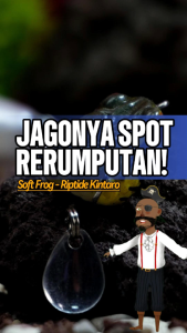 Riptide Kintaro Soft Frog Casting Gabus Panjang 3 cm Berat 2.6 gram