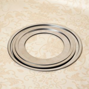 Stainless Steel Ring Shaped Steamer Basket Bamboo Steaming Tray Small Steamed Dumplings Water Separation Grid Steaming Tray Universal