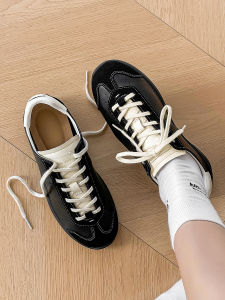 Trendy Mens Shoes 2025 New Style Flat Bottom Agan De Train Soft Bottom Handsome Retro Casual Dequn Shoes Sport Leisure