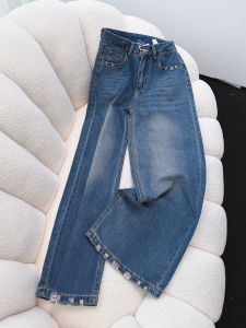 MANMI | Quần Jeans Xanh Suông Rộng