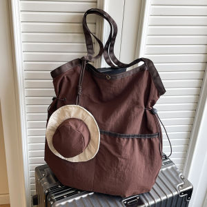 Large Capacity Nylon Tote Bag Womens Casual Crossbody Shopping Bag Commuter Bag Cneeya&Kaer Brand 2025 New Style