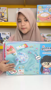 Mainan Anak CREAM GLUE CREATIVE CRAFT WORKSHOP A489 Mainan DIY Kaca Beads Anak Mainan Anak Perempuan - Mainan Anak Laki Laki