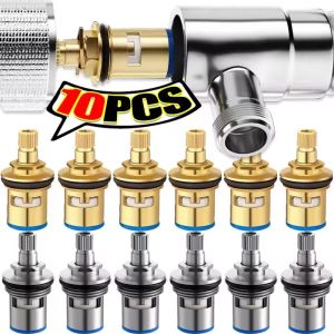 1/10pcs Faucet Valves Replacement Universal Tap Valve Brass Cartridge Faucet Inner Valve for Household Bathroom Kitchen Supplies