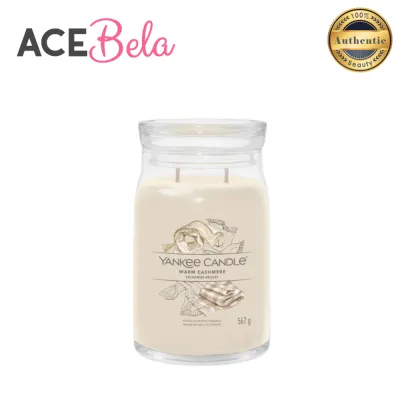 Yankee Candle Signature Large Jar Warm Cashmere 567g (100% Authentic from Acebela)