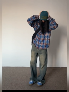 Baggy Jeans Korean Style Jeans pants for Men straight cut Mens denim pants for men wide leg pants comfortable pants