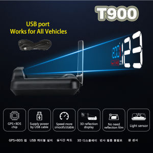 Newest C500 OBD2 Car HUD Digital Display Water Temp Speed Turbo RPM Gauge GPS Smart On-board Computer T900 Head Up Meter Auto