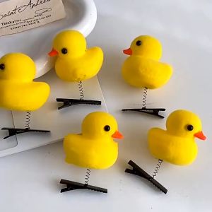 ✅100% Original Amazing Duck Hair Clip Cute Little Yellow Duck Clips for Children Cartoon Funny Clip