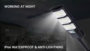 20000W Solar Light Outdoor Waterproof 240LED Solar Street Light Heavy Duty Human Body Induction Flood Light Smart Light Control Switch Three Lighting Modes Garden Lights For Gardens Streets Balcony