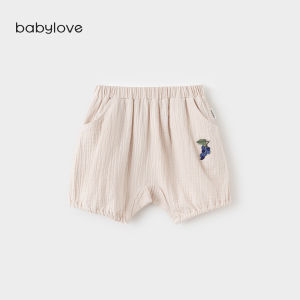 babylove | Breathable Cotton Muslin Pants Summer Shorts