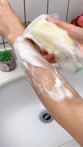 Japanese Pull Rings Soap Bubble Nets Handmade Soap Lathering Mesh