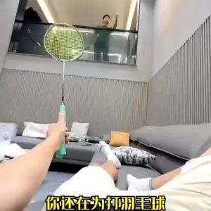🇸🇬 [In Stock]Badminton Rebound Trainer Indoor Outdoor Hanging Single Children Adult Trainer Playing Badminton Elastic