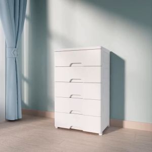 Weyon Lemari Plastik 48CM Loker Pakaian Laci Plastik Kabinet Drawer Storage Cabinet Gandakan