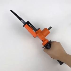Bộ đầu chuyển đổi máy khoan thành máy cưa điện cầm tay tặng kèm 2 lưỡi cắt gỗ kim loại