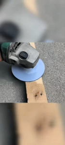 กระดาษทรายกลม 4-5 นิ้ว กระดาษทรายกลมมีรู เบอร์24366080100120 ขัดไม้ สแตนเลส