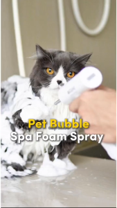 EZPET🐱【Pet Shower Bubble Machine】Electric Pet Foamer Dog Cat Bath Washer Foam Shampoo Bubble Spa Pet Shower Tool 泡泡宠物洗澡机