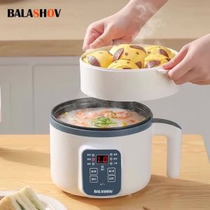 Mini Electric Rice Cooker Household Multicooker Steamer Single/Double Layer Rice Cooker Auto Rice Cooker Appliances for Kitchen