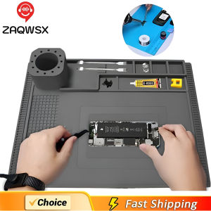 Heat Insulation Silicone Pad Mobile Phone Repair Work Mat Maintenance Platform BGA Repair DIY Tool ESD Mat for Soldering Repair