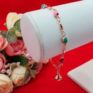 สร้อยข้อมือเม็ดแตงเล็กสลับเม็ดพริก สีนาก ความยาว 7 นิ้ว ชุบนาก ใส่ได้ทุกโอกาส งานสวย สร้อยข้อมือ รูปถ่ายจากสินค้าจริง