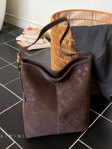 Vintage Large Capacity Womens Crossbody Bag Fashionable Commuter Shoulder Bag Autumn Winter New Style Versatile Handbag