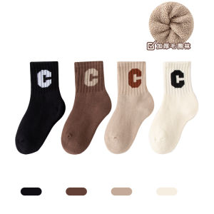 Pure Cotton Mid-Calf Socks for Baby Girls Autumn Winter New Style Children Socks Korean Version Girls Socks Trendy Socks
