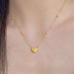 🔥Light Luxury Heart Necklace Niche Simple Collarbone Chain Fashion Personalized Necklace Women LovelylifeFu👍
