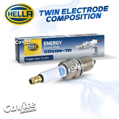 RahmanMoto | Kawasaki Barako 175 HELLA TWIN ELECTRODE COMPOSITION SPARK PLUG ( CD10N-7D )