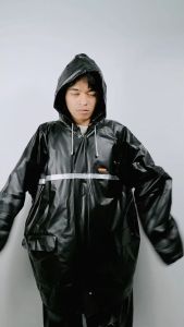 Setelan Jas hujan / Jas Hujan Tiger Head sumo 6XL / Jas Hujan jumbo / Jas Hujan Pria - 68275