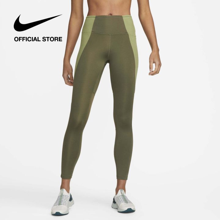 Nike Women's Air Fast Mid-Rise 7/8 Running Leggings with Pockets DQ6686