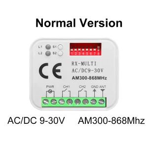 Kebidumei | KEBIDUMEI 280-915MHz Universal Switch Tuya WIFI Garage Door Remote Control Receiver AC DC 9-30V Switch Module Relay Door Opener
