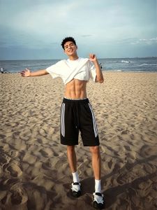 OUMULONG | Breathable Casual Mens Sports Shorts