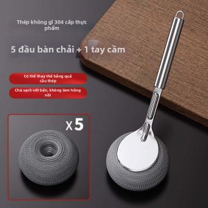 Bàn Chải Cọ Bằng Sắt An Toàn Cho Nồi