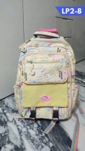 TAS RANSEL SEKOLAH ANAK PEREMPUAN SD SMP REMAJA MOTIF KARTUN KELINCI SIZE 18 INCH LP2-8