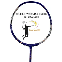 RAKET BADMINTON FELET HYPERMAX 35 LBS BLUE/WHITE