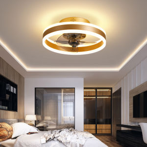 50CM Modern Light Luxury Ceiling Fan Lamp Home Living Room Bedroom Dining Room With Lamp Integrated Led Fan Lamp Dedicated Indoor Fan Lamp