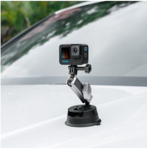 20240719 Car Suction Cup Holder with Double Ball Head Adapter with Invisible Selfie Stick for Insta360 X5 X4 X3 ONE R DJI POCKET ACTION GoPro Accessories