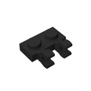 Domestic Compatible Small Particle Building Blocks 1x2 Single Side with Double Longitudinal Clamp MOC Accessories DB07