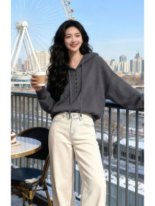 Shalldoer | Casual Mature Hooded Knit Sweater