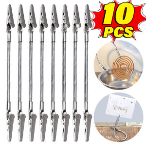 10Pcs Multifunction Alligator Clips Double Heads Flexible Hose DIY Memo Card Photo Picture Note Holder Office Accessories