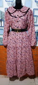 [BISA COD] BEST SELLER MIDI Dress  Wanita Terbaru 2022  Kekinian Midi Dress Bahan Ceruty Premium Super Halus  Full furing friendly Belt