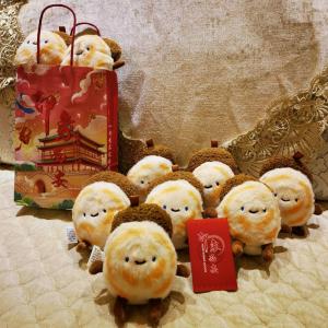 Cute Meat Sandwich Plush Toy Creative Cultural Gift Student Childrens Hanging Ornament Xian Memorial Gift Soft Stuffed Doll