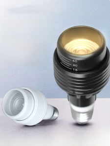 Adjustable Focus Zoom LED Spotlight Variable Light with Three Colors 7 W10w12w Spotlight E27 Screw Bulb Dining Dining Table in Dining Room