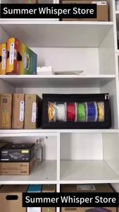 Extra Large Fabric Storage Box Organizer Foldable Dustproof  Transparent View Window Reinforced Leather Handle Space Saving Box