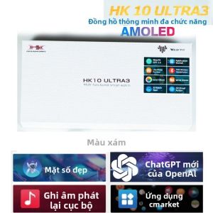 Đồng Hồ Thông Minh HK10 ULTRA 3 Dành Cho Nam ROM 4G NFC La Bàn Gọi BT Theo Dõi Thể Thao Sức Khỏe Giấc Ngủ Nhịp Tim Màn Hình AMOLED