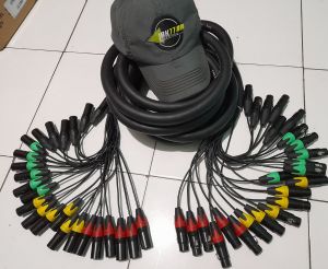 6meter Kabel snake 24chanel XLR MALE TO FEMALE(KABEL HIGH QUALITY)